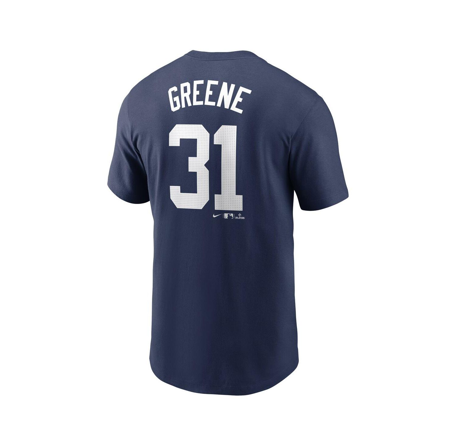 Men's Riley Greene Navy Detroit Tigers Fuse Name & Number T-Shirt