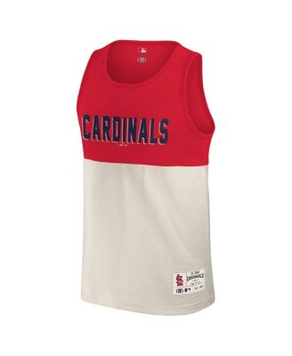Darius Rucker Collection by Men's Red/Cream St. Louis Cardinals Color Block Tank Top