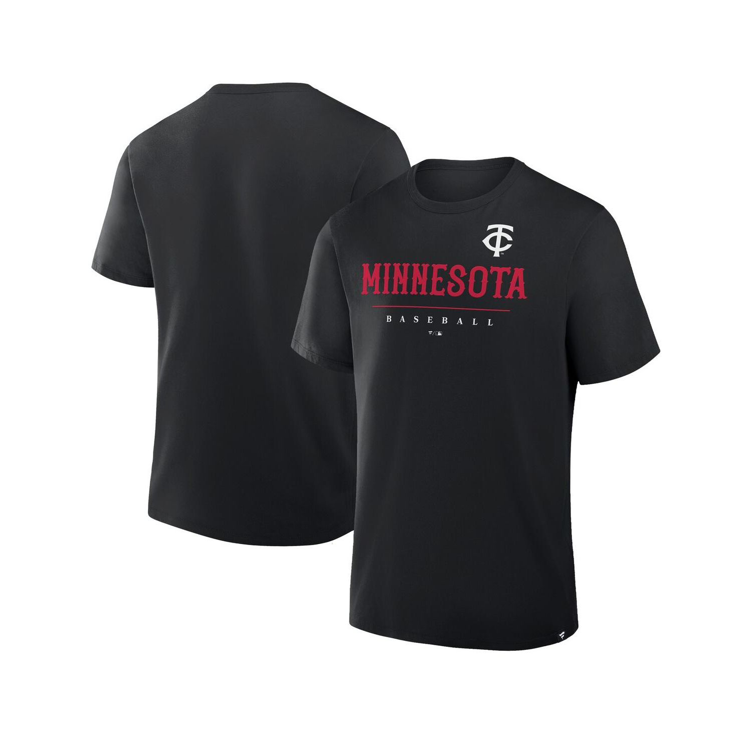 Men's Black Minnesota Twins Color Pop Legacy Clubhouse T-Shirt
