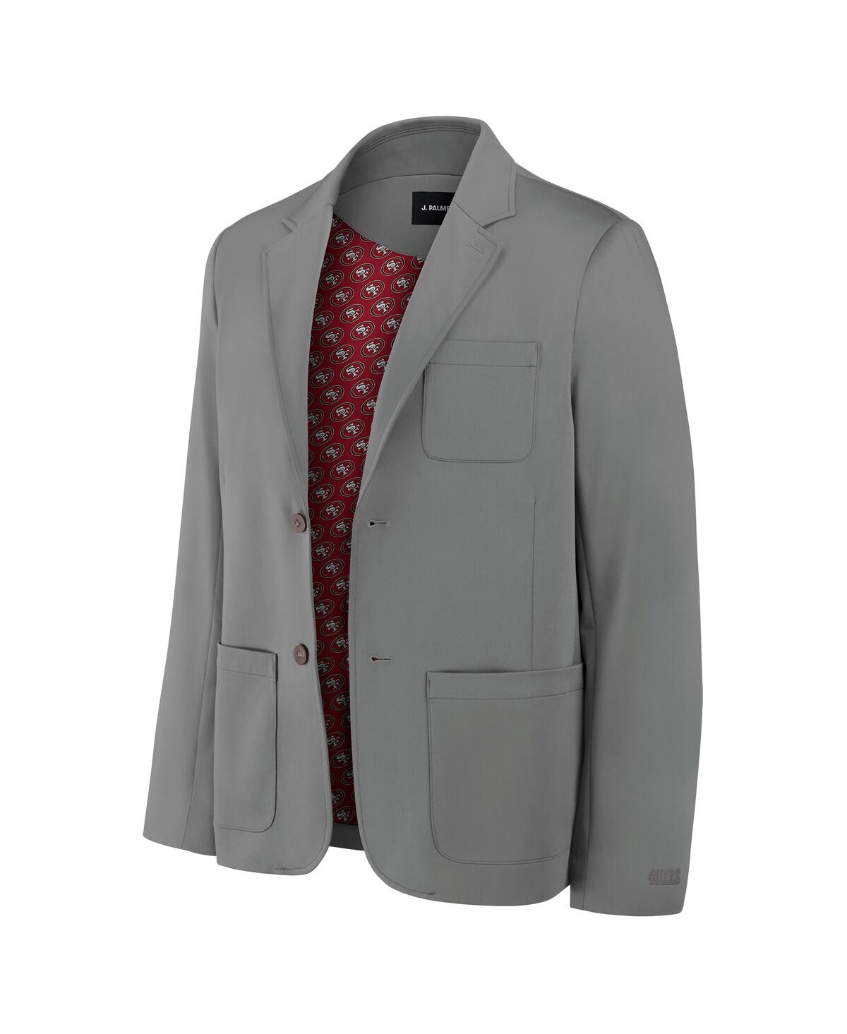 J. Palmer Men's Graphite San Francisco 49ers Man-in-motion Blazer In Gray