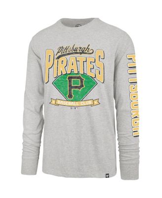 Men's Gray Pittsburgh Pirates Fair Ball Franklin Long Sleeve T-Shirt