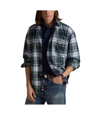 Polo Ralph Lauren - Navy Yankees Flannel Oxford Shirt
