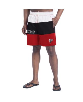 G-III Sports by Carl Banks - Men's Red/Black Atlanta Falcons Sunrise Volley Swim Shorts