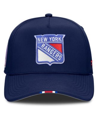 Men's Navy New York Rangers 2025 NHL Draft Authentic Pro On-Stage Podium A-Frame Adjustable Hat