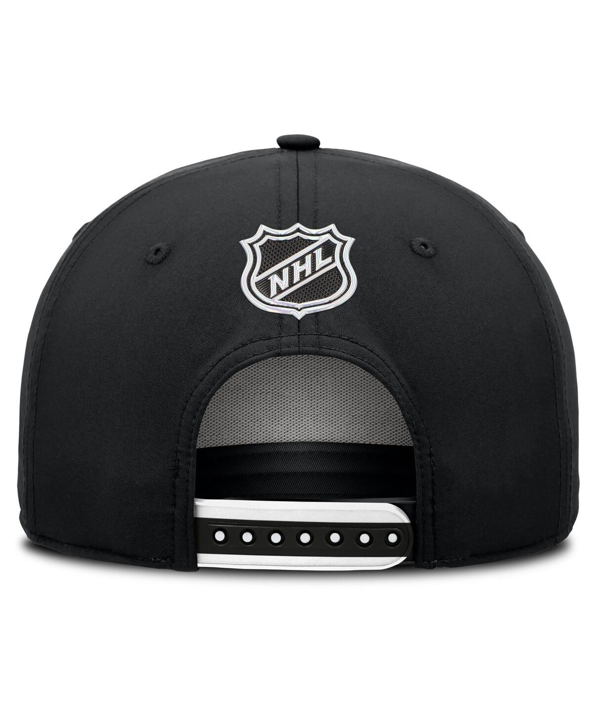 Fanatics Men's Black Dallas Stars 2025 Nhl Draft Authentic Pro On-stage Podium A-frame Adjustable Hat In Black