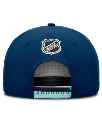 Men's Navy Seattle Kraken 2025 NHL Draft Authentic Pro On-Stage Podium A-Frame Adjustable Hat