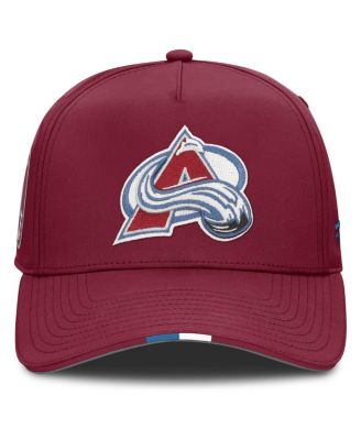 Men's Burgundy Colorado Avalanche 2025 NHL Draft Authentic Pro On-Stage Podium A-Frame Adjustable Hat