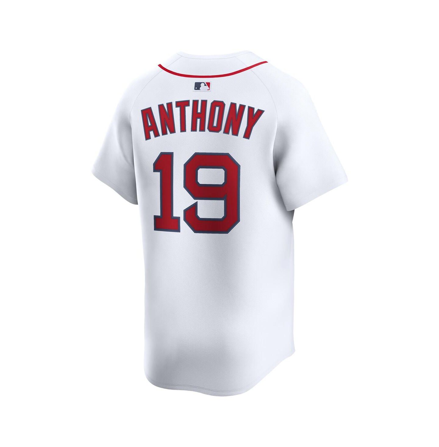 Мужской топ Nike Roman Anthony White Boston Red Sox Home Limited Player Jersey — фото 3
