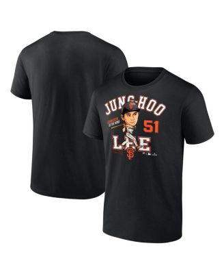 Fanatics - Men's Jung Hoo Lee Black San Francisco Giants Hometown Caricature T-Shirt