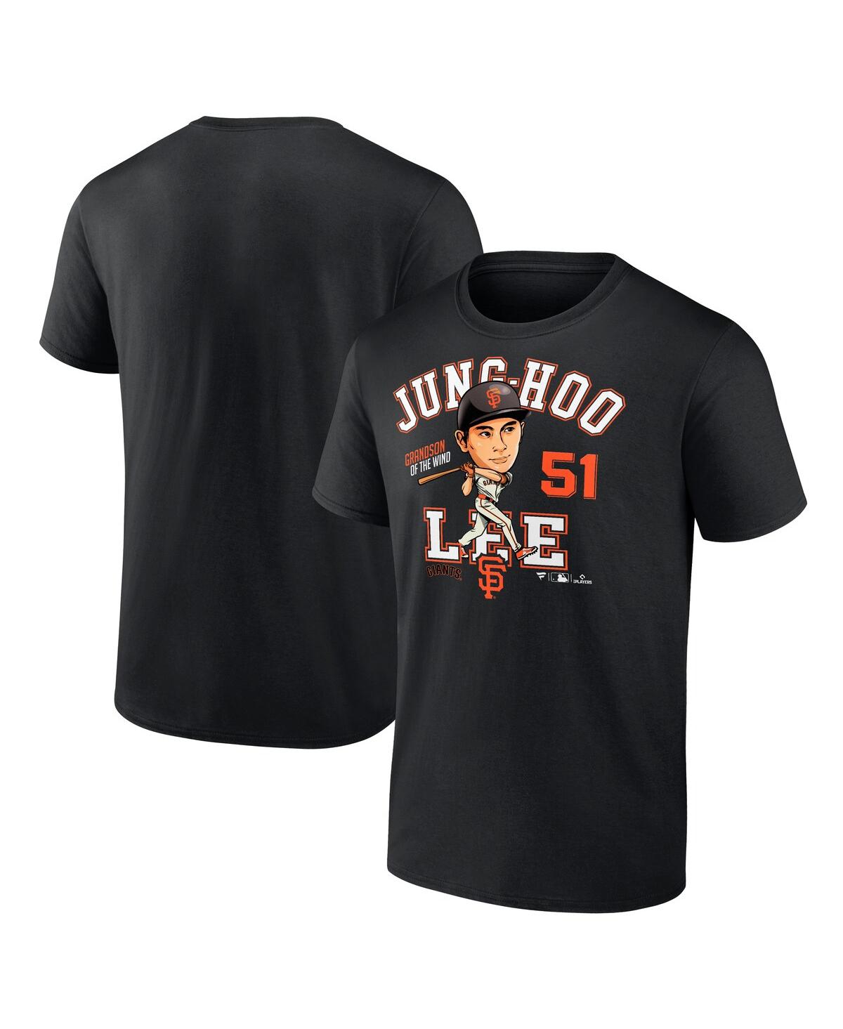 Men's Jung Hoo Lee Black San Francisco Giants Hometown Caricature T-Shirt - Black