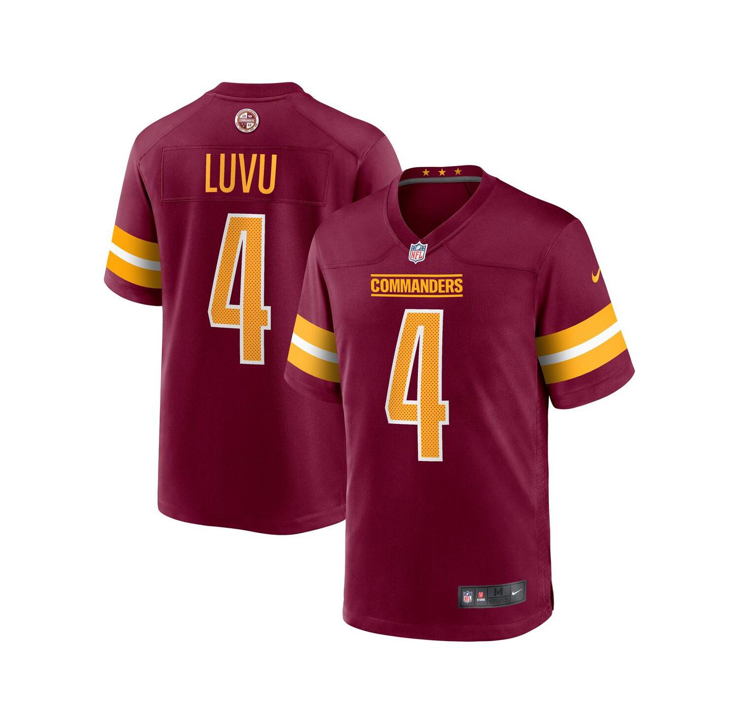 Men's Frankie Luvu Burgundy Washington Commanders Game Jersey