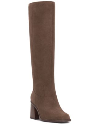 Womens's Sangeti Block-Heel Wide-Calf Knee-High Boots
