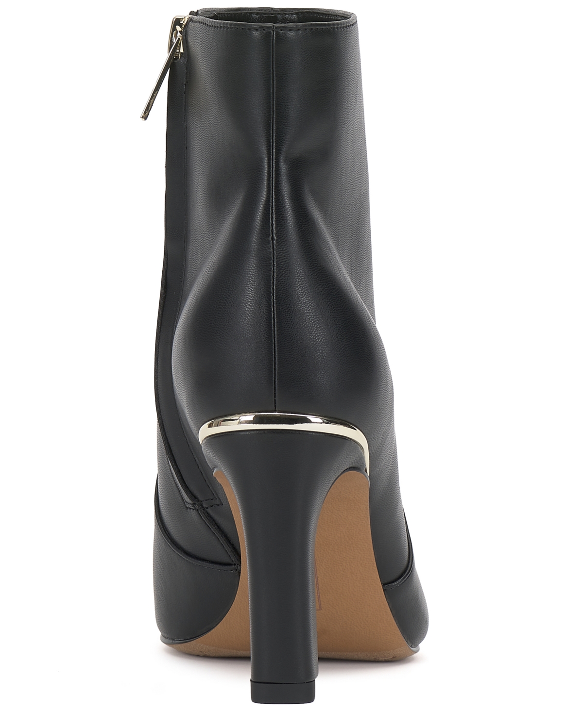 Vince Camuto Greer Almond Toe Bootie In Black