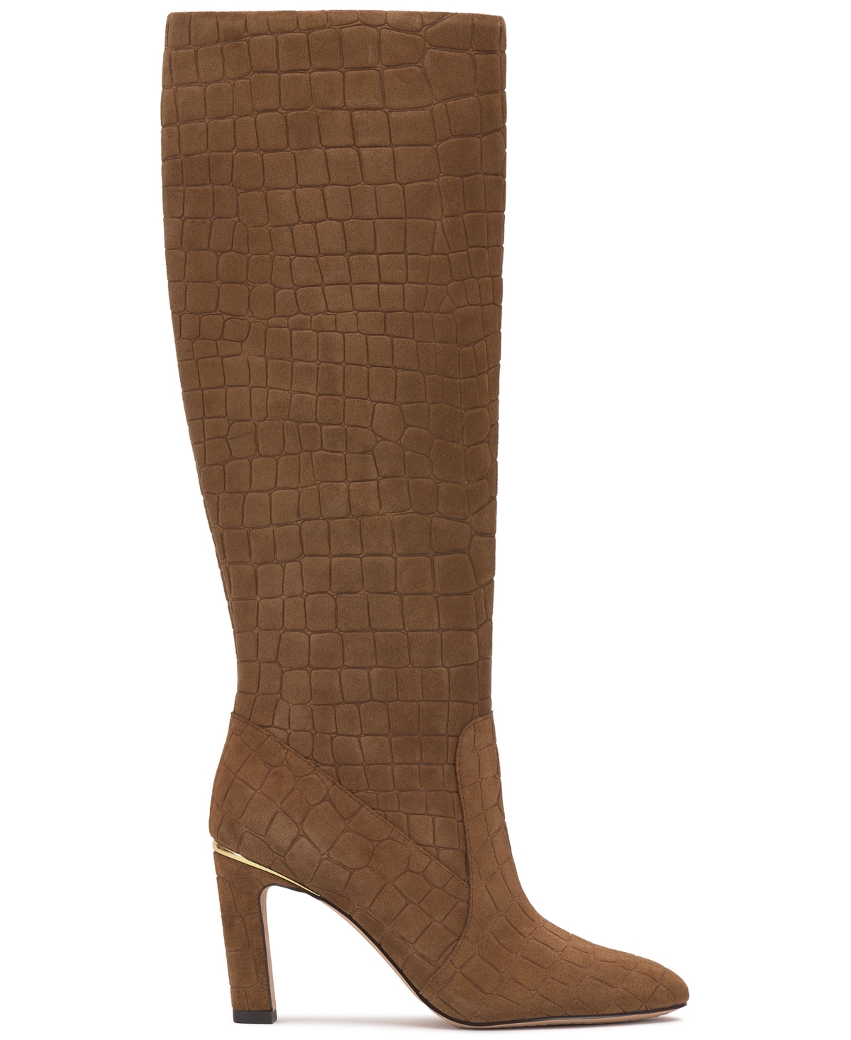 Vince Camuto Gylina Extra Wide Calf Knee High Boot In Brown