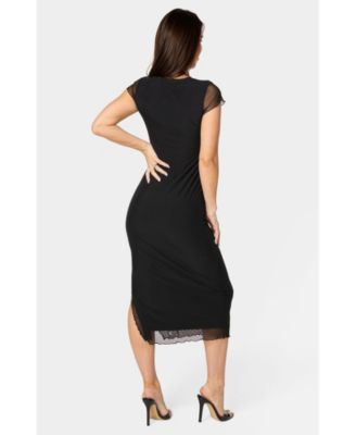 Women's Powermesh Maxi T-Shirt Dress