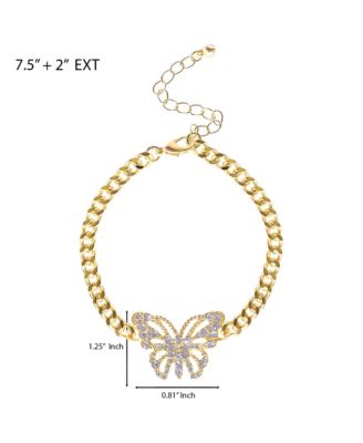 Butterfly Charm Chain Bracelet