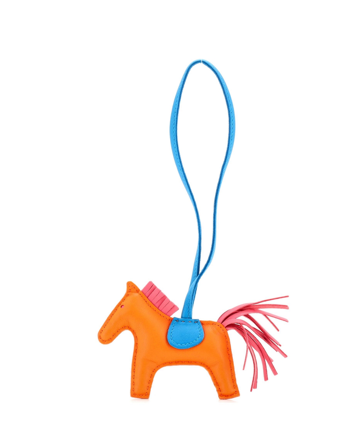 Pm GriGri Rodeo Bag Charm Leather - Orange