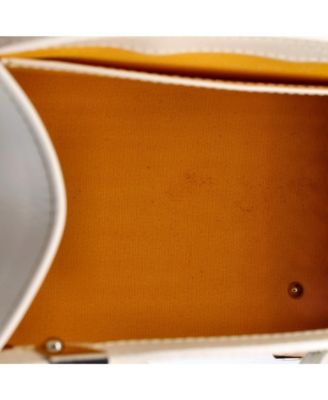 PM Saigon Top Handle Bag Coated Canvas with Leather