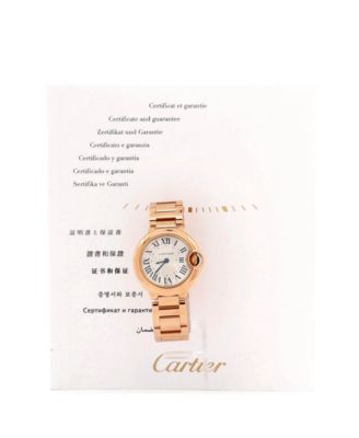 Ballon Bleu de Cartier Quartz Watch in Rose Gold 28mm