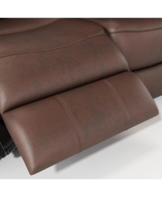 Genuine Leather Non-Power Reclining LVST-two seats