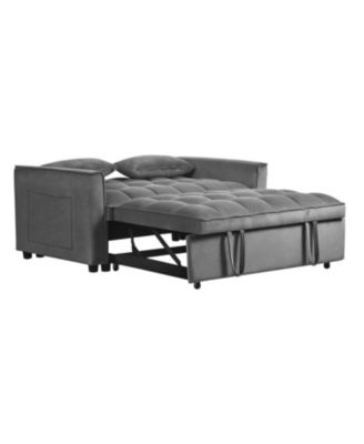 Convertible Sleeper Sofa Bed - Dark Grey
