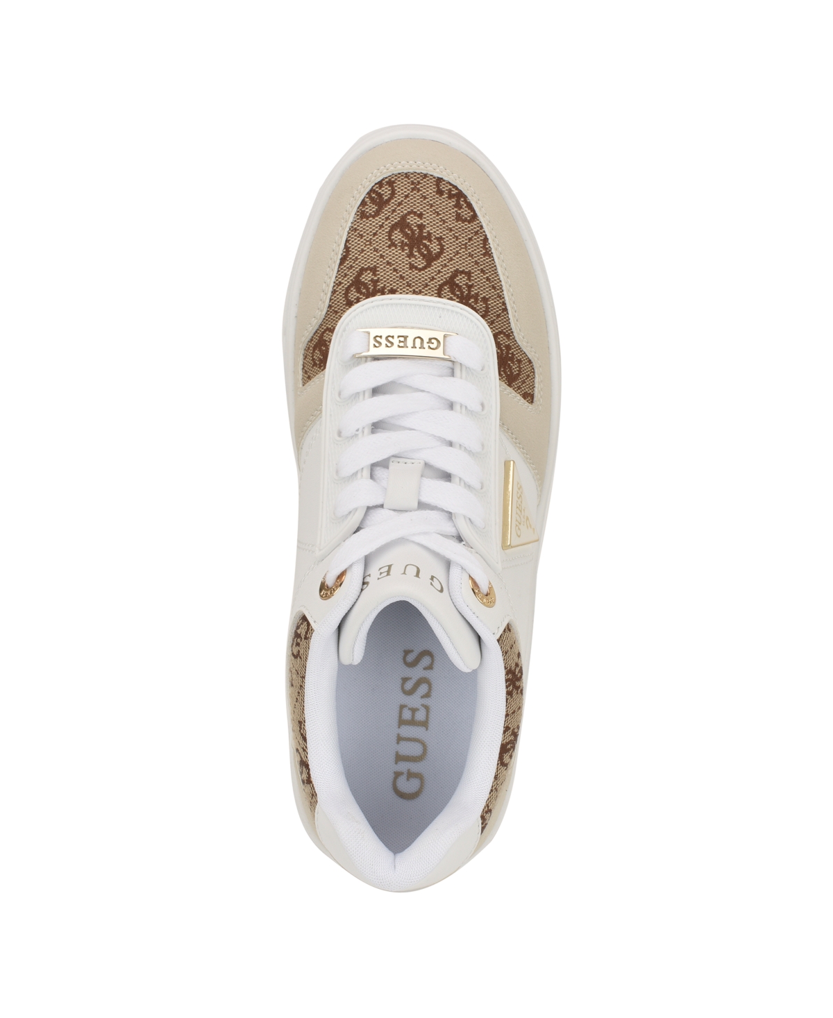 Guess Women's Rozinn Lace-up Wedge Sneakers In Multi