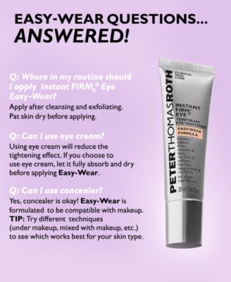 Instant FIRMx Eye Temporary Eye Tightener Easy-Wear Formula, 20 ml