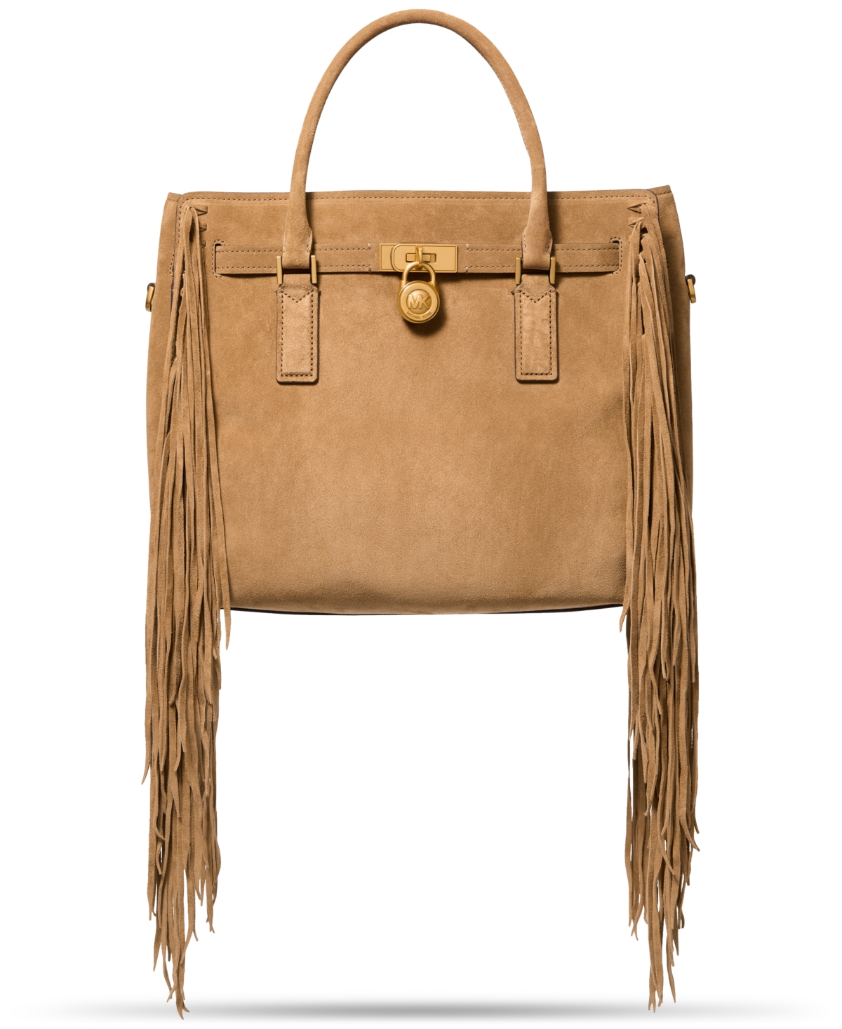 Michael Kors Hamilton Moderne Large Suede Satchel