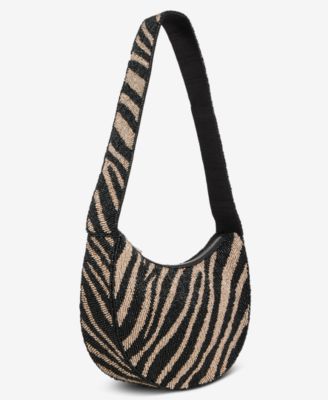 Beaded Half Moon Shoulder Bag, Macy's Exclusive