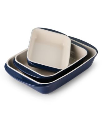 Tramontina Mae Porcelain Enameled 3-Piece Bakeware Set - Macy's