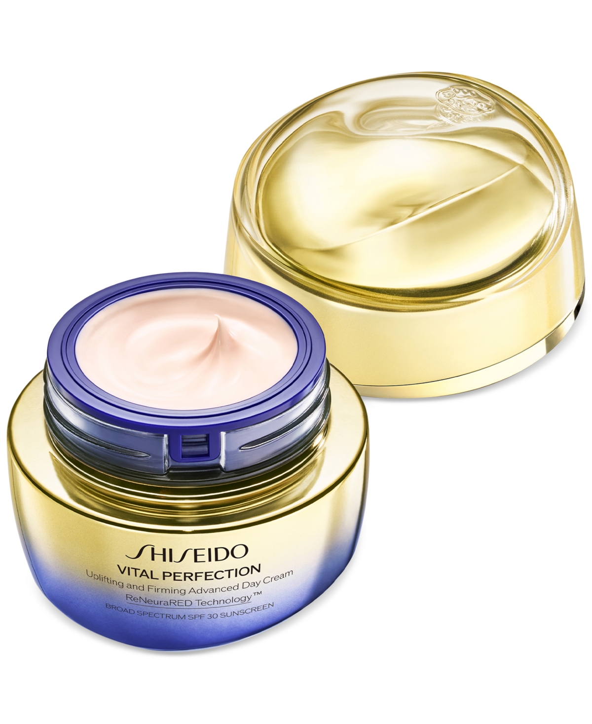Shiseido Vital Perfection Uplifting & Firming Advanced Day Cream Spf 30, 1.7 Oz. In Transparent