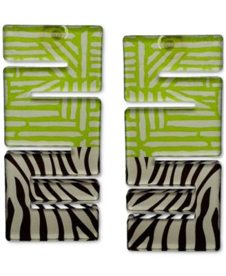 Swanky Designs Dream Minis Geometric Statement Earrings - Green 30$