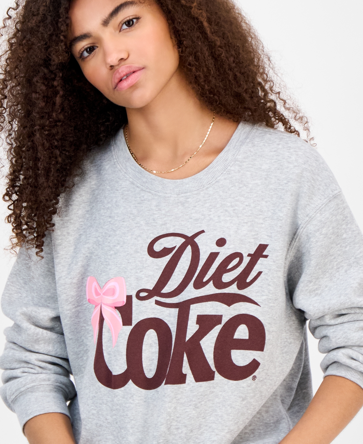 Grayson Threads, The Label Juniors' Diet Coke Graphic Sweatshirt