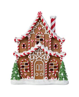 11.75" Lighted Resin Christmas Village