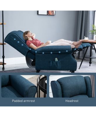 Massage Recliner Sofa with Heat Function, Remote Control,