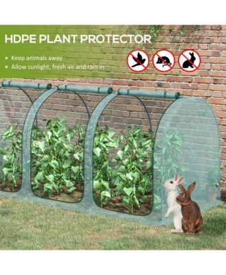 9 x 4ft Crop Cage with Zippe Doors and Storage Bag,