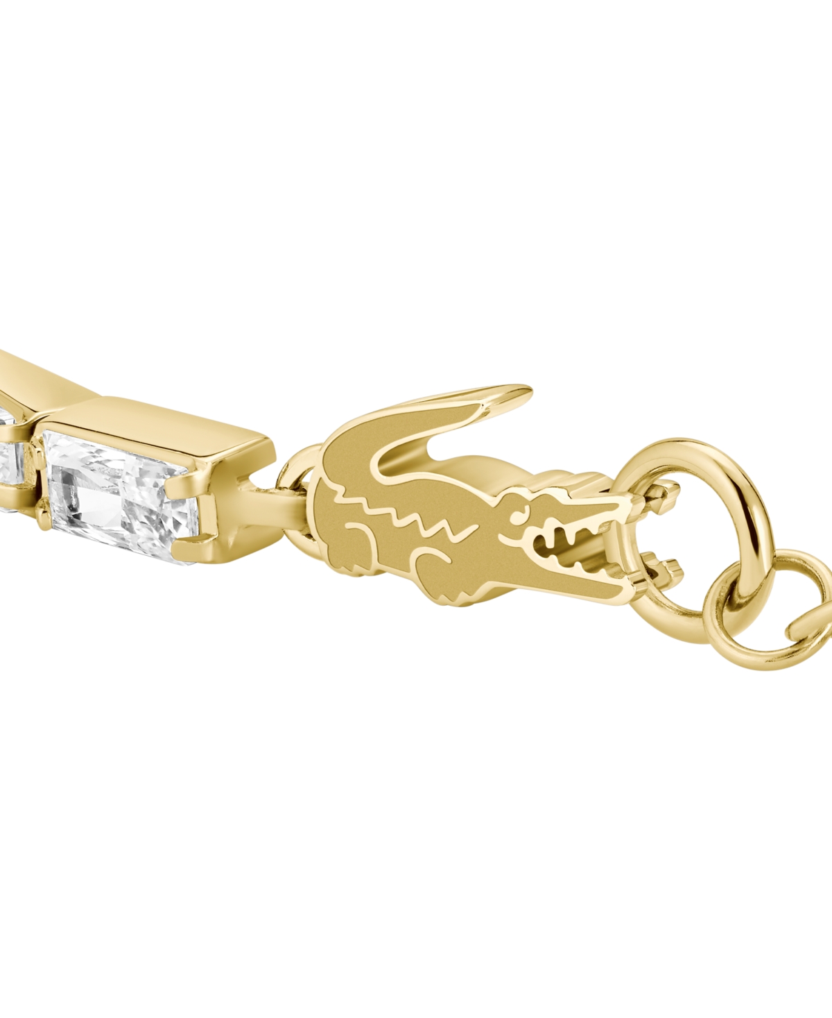 Lacoste Crystal Flex Bracelet In Gold