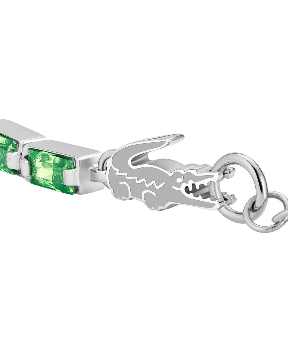Lacoste Crystal Flex Bracelet In Green