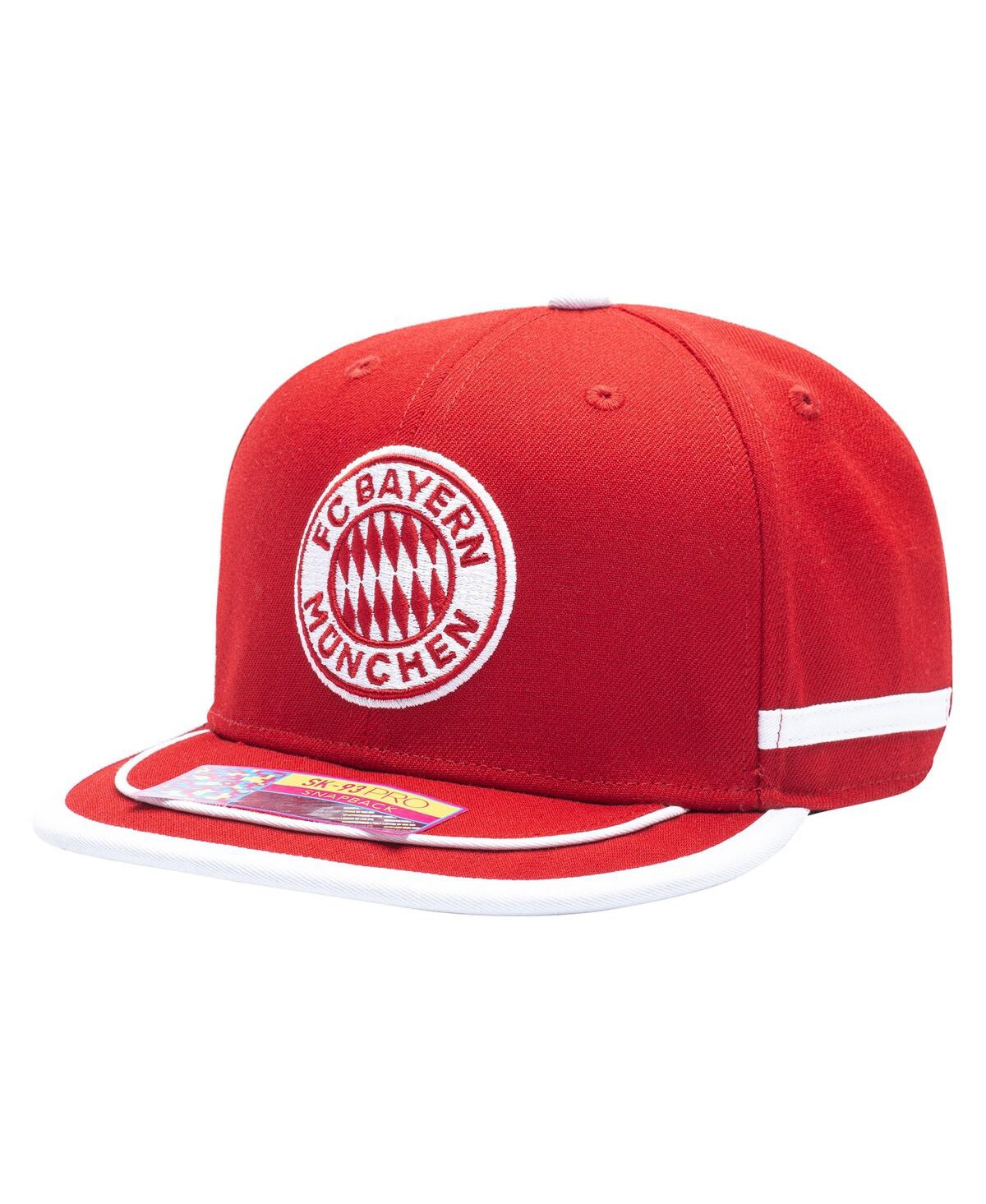 Fan Ink Men's And Women's Red Bayern Munich Offshore Snapback Hat