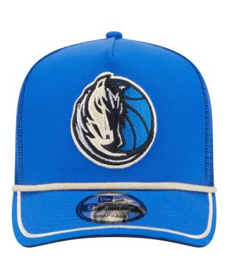 Men's Blue Dallas Mavericks Team Rope A-Frame 9FIFTY Snapback Hat