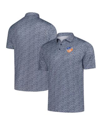 Antigua - Men's&nbsp; Blue FC Cincinnati Field Ditsy Polo
