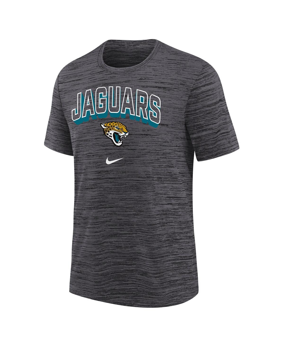 Nike Big Boys And Girls Black Jacksonville Jaguars Sideline Velocity Performance T-shirt In Black