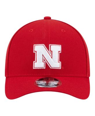 Men's Scarlet Nebraska Huskers Team Collective 9FORTY M-Crown Adjustable Hat