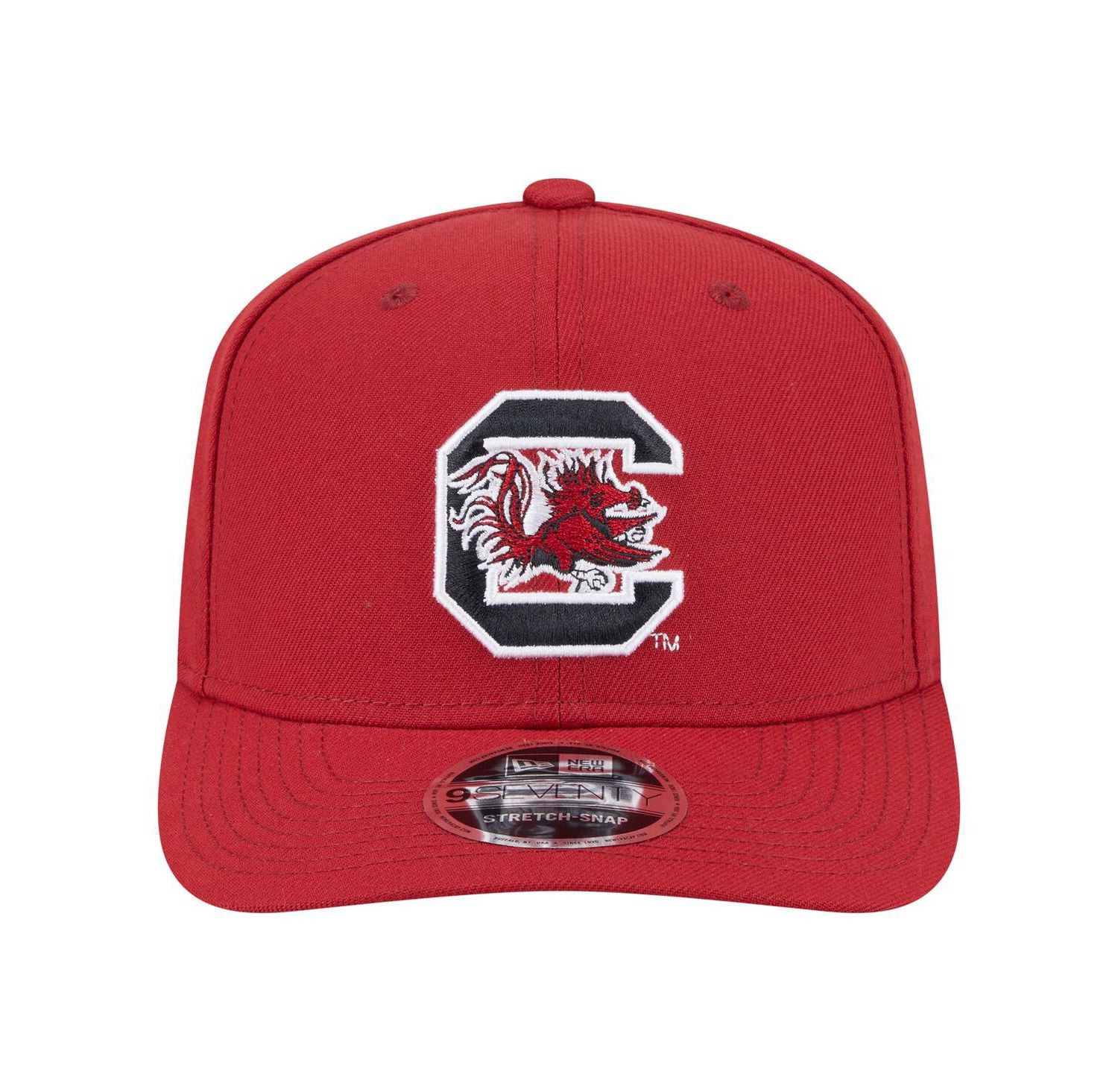 Men's Garnet South Carolina Gamecocks Team Collective 9SEVENTY Stretch-snap Adjustable Hat