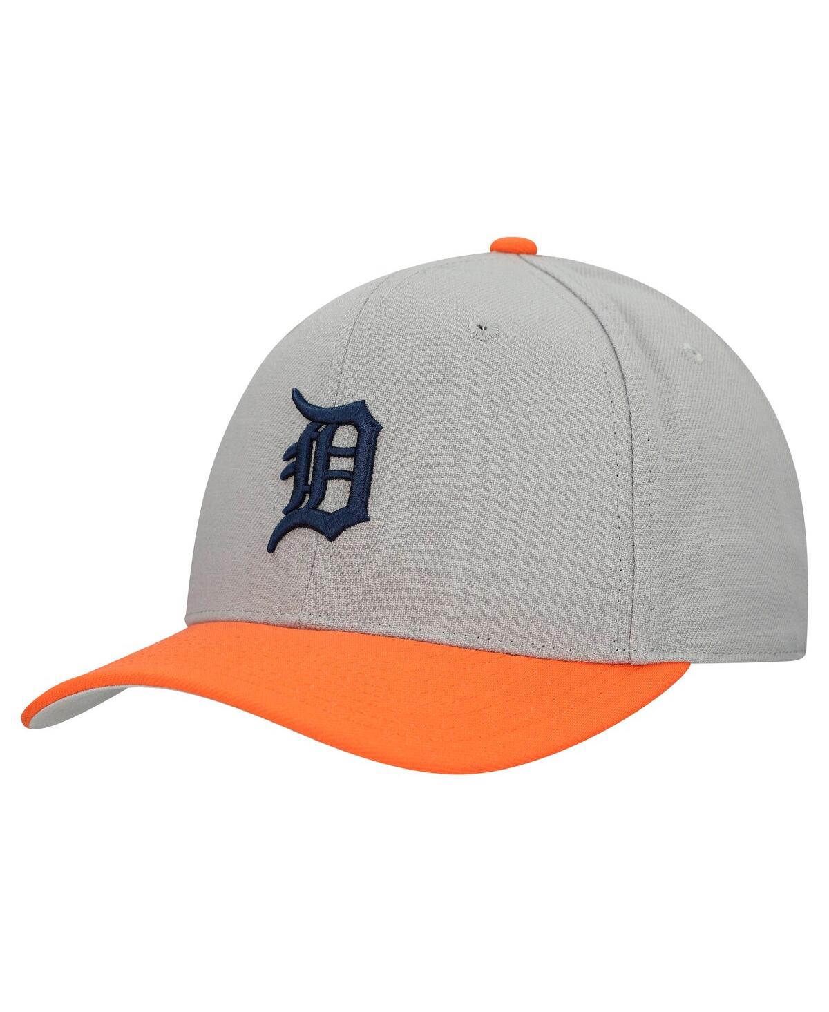 Men's and Women's Gray Detroit Tigers Basic Pro Adjustable Hat - Gray