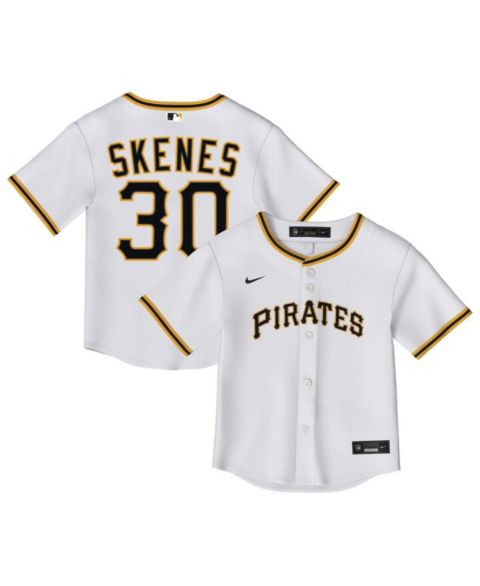 Топ Nike Paul Skenes White Pittsburgh Pirates Home Replica 2.0 Player Jersey для мальчиков-малышей