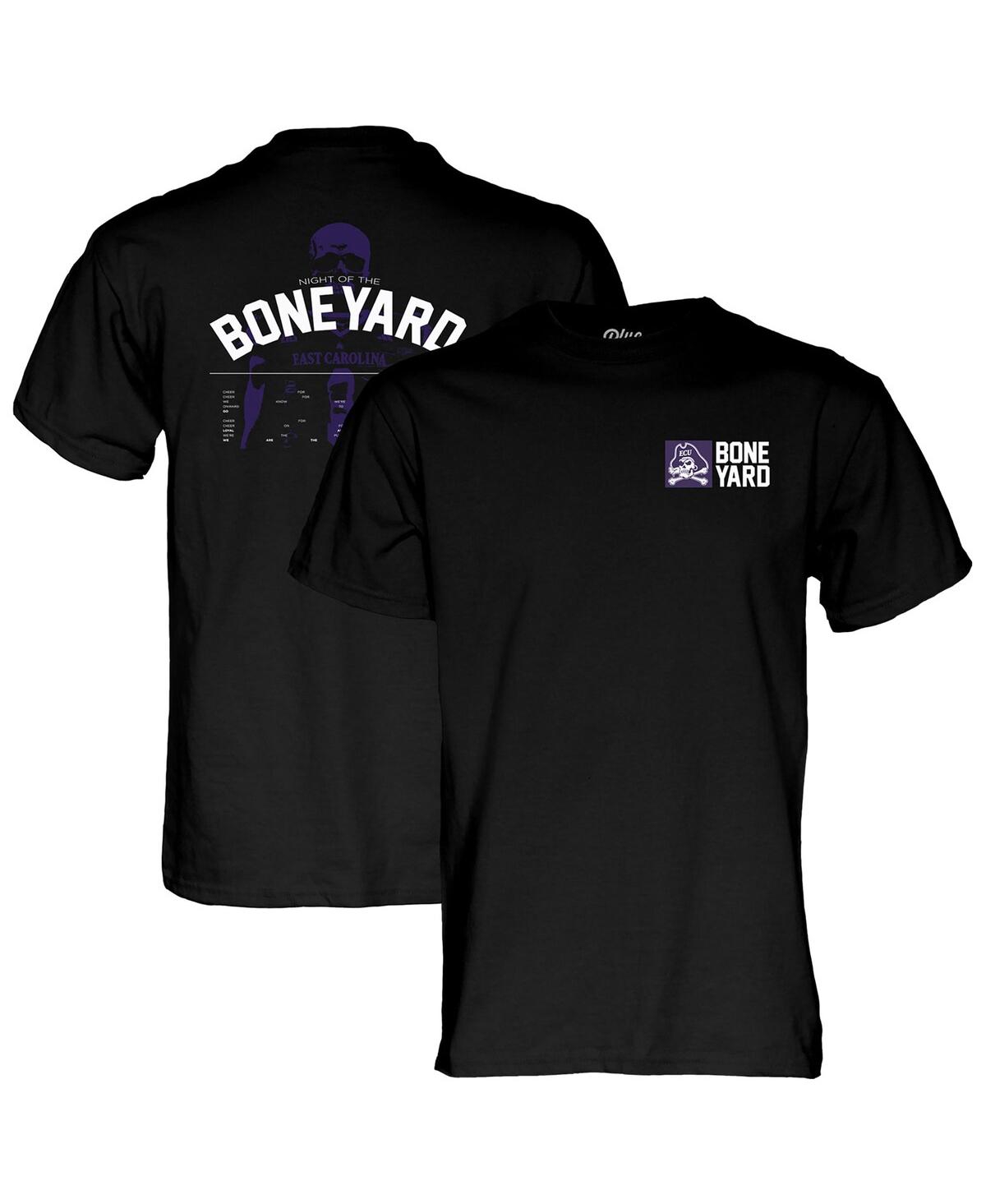 Men's and Women's Black Ecu Pirates Night of the Boneyard T-Shirt - Black