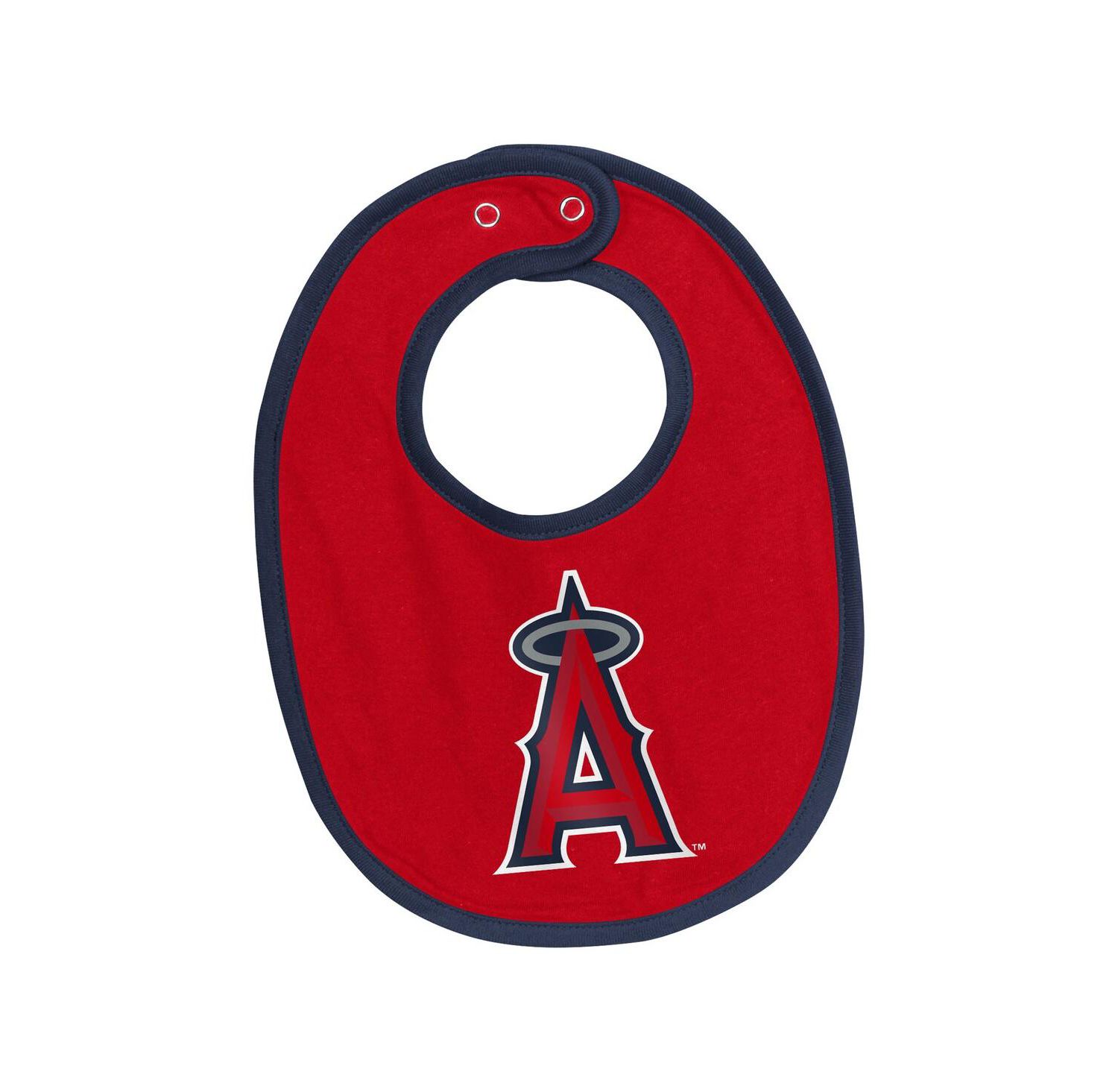 Baby Boys and Girls 2-Pieace Los Angeles Angels Tied Up Bodysuit and Bib Bootie Set