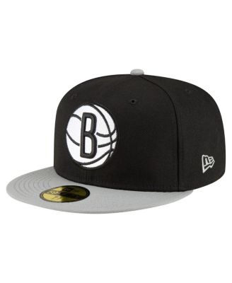 New Era - Men's Black/White Brooklyn Nets 2-Tone 59FIFTY Fitted Hat
