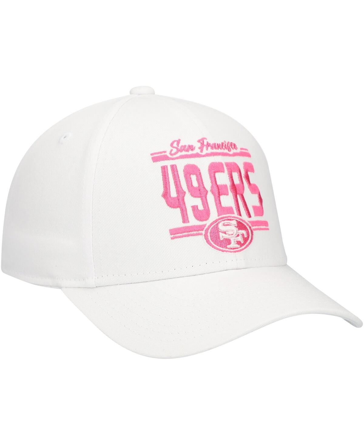 Outerstuff Big Girls San Francisco 49ers All White Structured Adjustableâ Hat In White